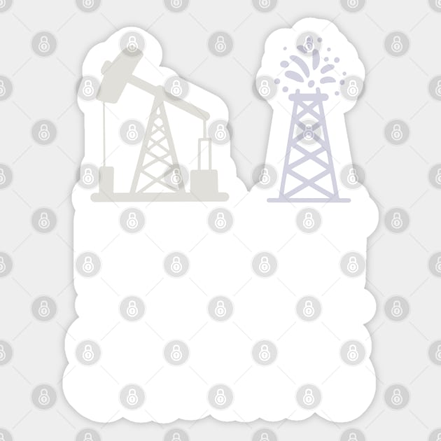 OILFIELD WORKER: Pump It Gift Sticker by woormle